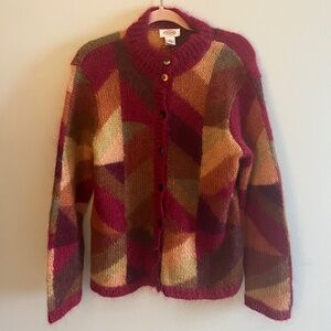 Talbots Multicolored Cottagecore Sweater